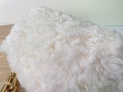 Bottega Veneta Chain Pouch Shearling White Bag size 31x12x16 cm - 6