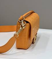 Fendi Baguette Orange Nappa Leather Bag size 26×5×13 cm - 2