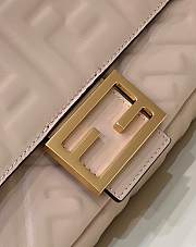 Fendi Baguette Light Pink Nappa Leather Bag size 26×5×13 cm - 6