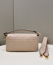 Fendi Baguette Light Pink Nappa Leather Bag size 26×5×13 cm - 2