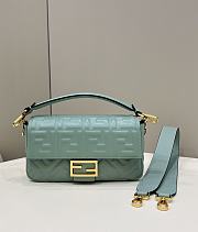 Fendi Baguette Mint Green Nappa Leather Bag size 26×5×13 cm - 1