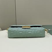 Fendi Baguette Mint Green Nappa Leather Bag size 26×5×13 cm - 6