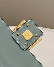 Fendi Baguette Mint Green Nappa Leather Bag size 26×5×13 cm - 5