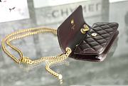 Chanel Wallet On Chain Brown Lambskin size 10x17.2x3.3 cm - 5