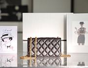 Chanel Wallet On Chain Brown Lambskin size 10x17.2x3.3 cm - 4