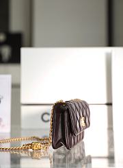 Chanel Wallet On Chain Brown Lambskin size 10x17.2x3.3 cm - 3