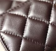 Chanel Wallet On Chain Brown Lambskin size 10x17.2x3.3 cm - 2