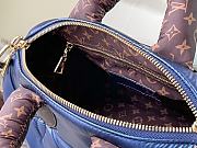 Louis Vuitton Speedy Bandoulière 25 Navy Blue Recycled Metallic Nylon - 6