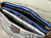 Louis Vuitton Maxi Multi Pochette Accessoires Navy Blue/Silver Recycled Metallic Nylon - 2