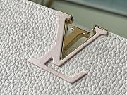 Louis Vuitton Capucines MM Cream Beige/Pearly Pink Taurillon Leather 31.5 cm - 2