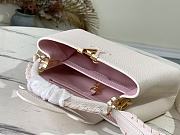 Louis Vuitton Capucines BB Cream Beige/Pearly Pink Taurillon Leather 27cm - 2