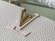 Louis Vuitton Capucines Mini Cream Beige/Pearly Pink Taurillon Leather 21cm - 5