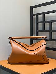 Loewe Large Puzzle Bag In Classic Calfskin Brown size 35x17x24 cm - 5