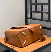 Loewe Large Puzzle Bag In Classic Calfskin Brown size 35x17x24 cm - 4