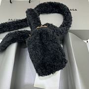 Balenciaga Fluffy Hourglass XS Handbag Black size 19 x 8 x 11 cm - 2