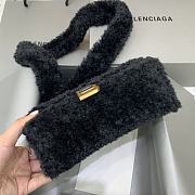 Balenciaga Fluffy Hourglass XS Handbag Black size 19 x 8 x 11 cm - 5