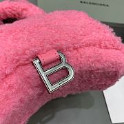 Balenciaga Fluffy Hourglass XS Handbag Pink size 19 x 8 x 11 cm - 3