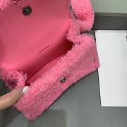 Balenciaga Fluffy Hourglass XS Handbag Pink size 19 x 8 x 11 cm - 4