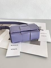 Bottega Veneta Candy Cassette Purple Calfskin size 12 x 8 x 4 cm - 4