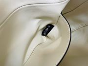 Valentino Small Stud Sign Calfskin Hobo Bag White 20 x 15 x 7 cm  - 5
