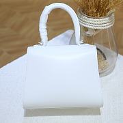 Delvaux Brillant Mini in Box Calf White Size 20 x 10 x 16 cm - 3