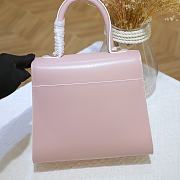 Delvaux Brillant PM in Box Calf Light Pink Size 24 x 12 x 19 cm - 3