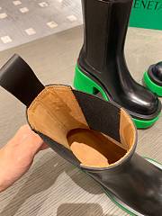 Bottega Veneta Lug Boots Black/Green Heel Height 7 cm - 4