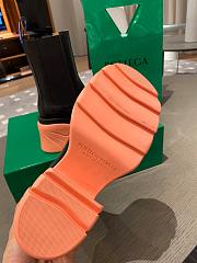 Bottega Veneta Lug Boots Black/Coral Pink Heel Height 7 cm - 5