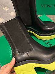 Bottega Veneta Lug Boots Black/Kiwi Heel Height 7 cm - 4