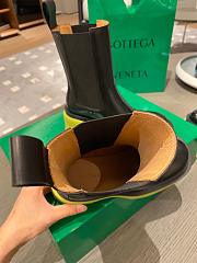 Bottega Veneta Lug Boots Black/Kiwi Heel Height 7 cm - 3
