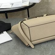 Celine Pico Belt Bag In Grained Calfskin Light Taupe 194263 size 15x13x9 cm - 6