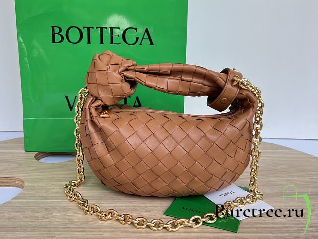 Bottega Veneta Mini Jodie Caramel Lambskin size 23 x 28 x 8 cm - 1