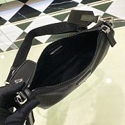 Prada Re-Nylon And Saffiano Leather Shoulder Bag Black 2VH113 size 24 cm - 4