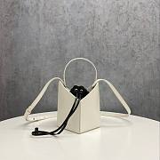 Givenchy Small Cut Out Bucket Bag White/Black size 11.5 × 17.5 × 11.5 cm - 1