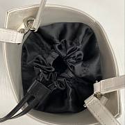 Givenchy Small Cut Out Bucket Bag White/Black size 11.5 × 17.5 × 11.5 cm - 6