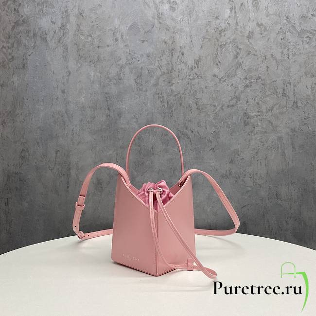 Givenchy Small Cut Out Bucket Bag Light Pink size 11.5 × 17.5 × 11.5 cm - 1