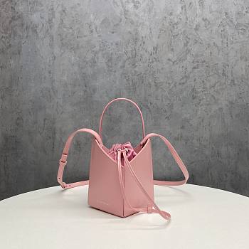 Givenchy Small Cut Out Bucket Bag Light Pink size 11.5 × 17.5 × 11.5 cm