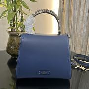 Valentino Small Vsling Handbag Overseas Calfskin With Jewel Handle Size 22 cm - 4