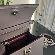 Valentino Small Vsling Handbag Powder Calfskin With Jewel Handle Size 22 cm - 5