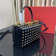 Valentino Rockstud Alcove Box Bag With All-Over Gold-tone Studs 19x12x8 cm - 6