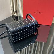 Valentino Rockstud Alcove Box Bag With All-Over Black Studs 19x12x8 cm - 6