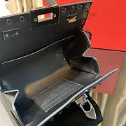 Valentino Rockstud Alcove Box Bag With All-Over Black Studs 19x12x8 cm - 3