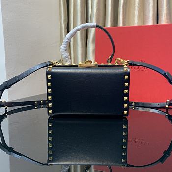 Valentino Rockstud Alcove Box Bag Black Size 19 x 12 x 8 cm