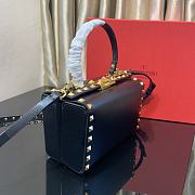 Valentino Rockstud Alcove Box Bag Black Size 19 x 12 x 8 cm - 3