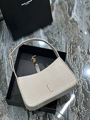 YSL The 5 To 7 Hobo Bag In White Python 657228 size 25x14x6 cm - 5