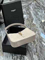 YSL The 5 To 7 Hobo Bag In White Python 657228 size 25x14x6 cm - 4