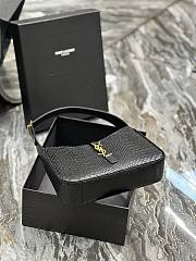 YSL The 5 To 7 Hobo Bag In Black Python 657228 size 25x14x6 cm - 2