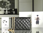 Chanel Flap Bag in Black Lampskin AS3609 size 25x16x10 cm - 4