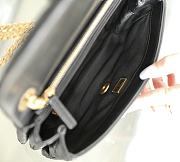 Chanel Small Flap Bag in Black Lampskin AS3393 size 22x14x8 cm - 4