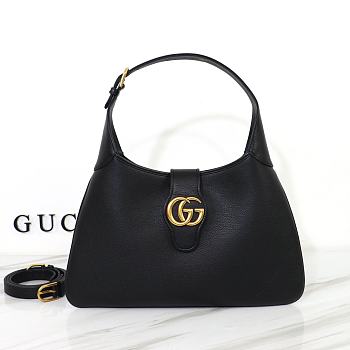 Gucci Aphrodite Medium Shoulder Bag Black 726274 size 39x38x2 cm